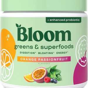 Bloom Nutrition Superfood Greens Powder, Digestive Enzymes with Probiotics and Prebiotics, Gut Health, Bloating Relief for Women