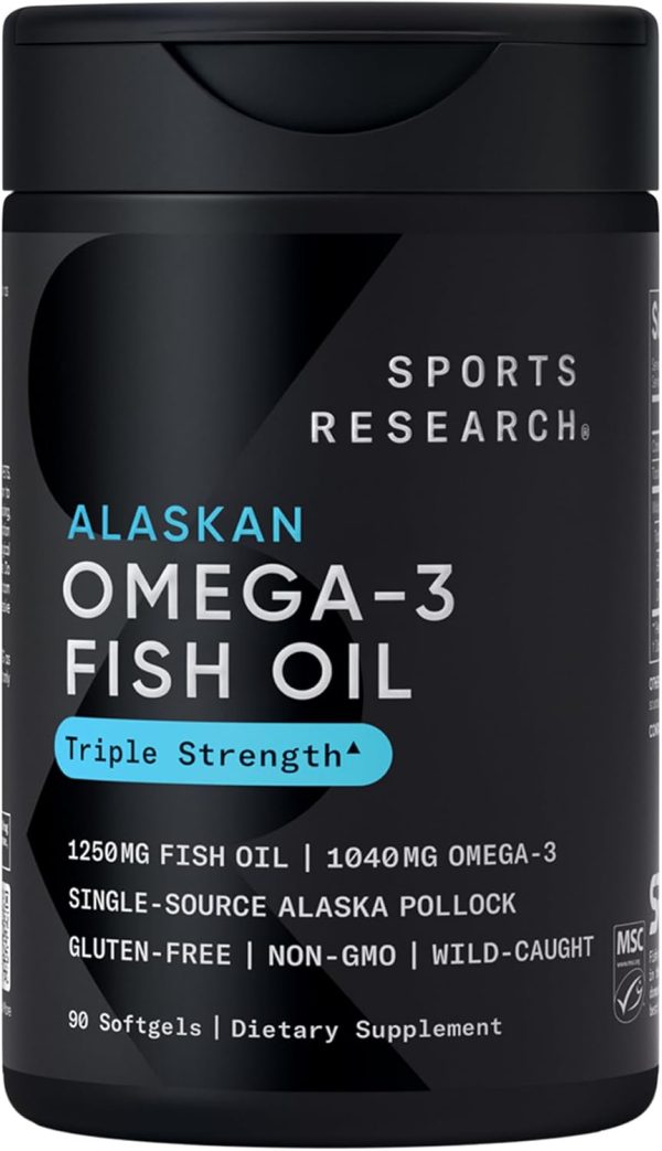 Sport Research Fish Oil Alaskan 90 Counts